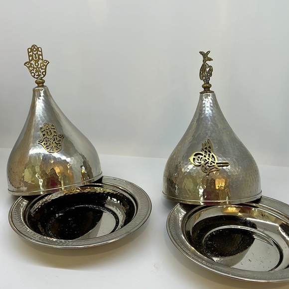 COPPER ANTIQUE TURKISH LARGE SET 2 - Picture 11 of 17